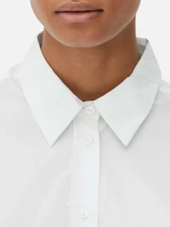 Online Langärmliges Hemd Aus Popeline Damen Blusen