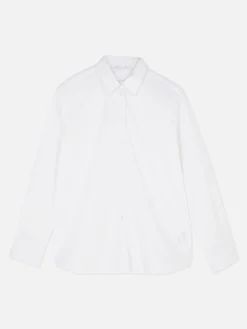 Online Langärmliges Hemd Aus Popeline Damen Blusen