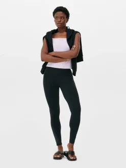 Leggings Aus Baumwolle Damen Hosen Und Leggings