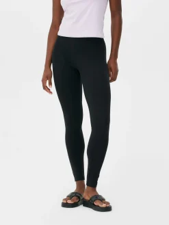 Leggings Aus Baumwolle Damen Hosen Und Leggings
