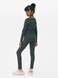 Discount Leggings Mit Leopardenmuster Kinder Jogginghosen