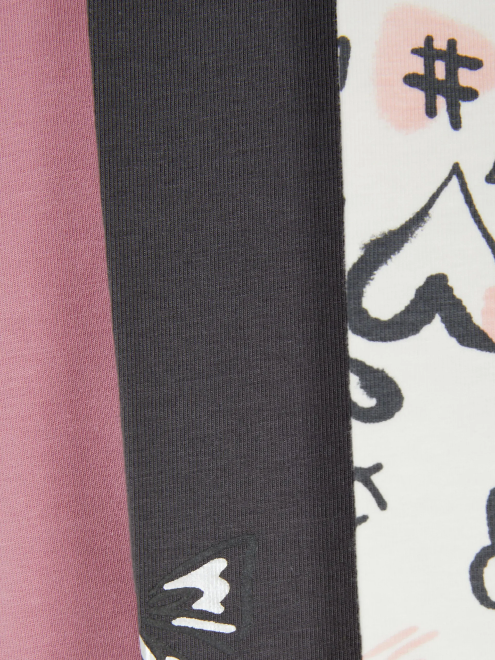 Clearance Leggings Mit Verschiedenen Mustern, 3er-Pack Kinder Hosen Und Leggings