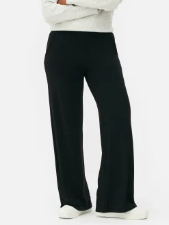 New Leggings Mit Weitem Bein Damen Hosen Und Leggings