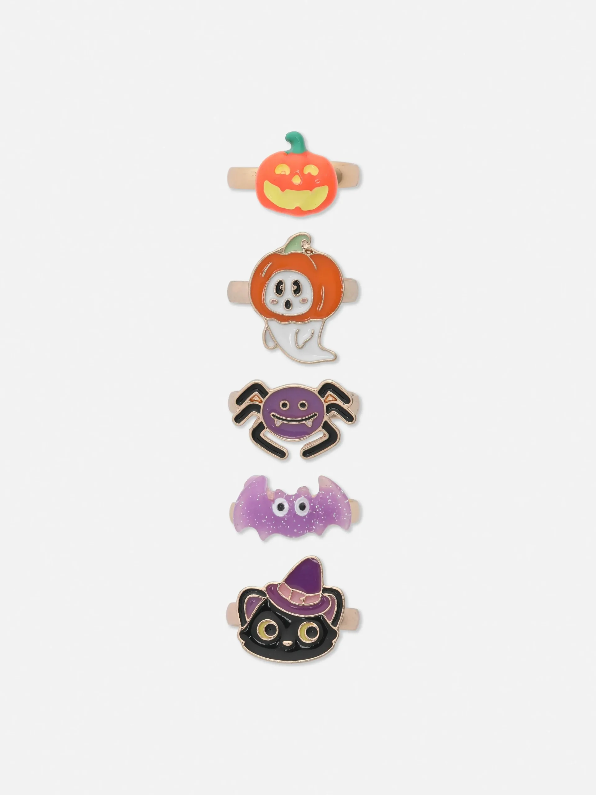 Discount Leuchtende Halloween-Ringe, 5er-Pack Kinder Halloween-Kostüme Für Kinder|Halloween-Accessoires