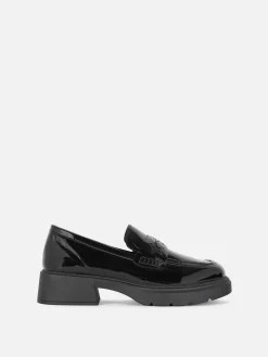 Online Loafer Mit Dicker Sohle Kinder Flache Schuhe