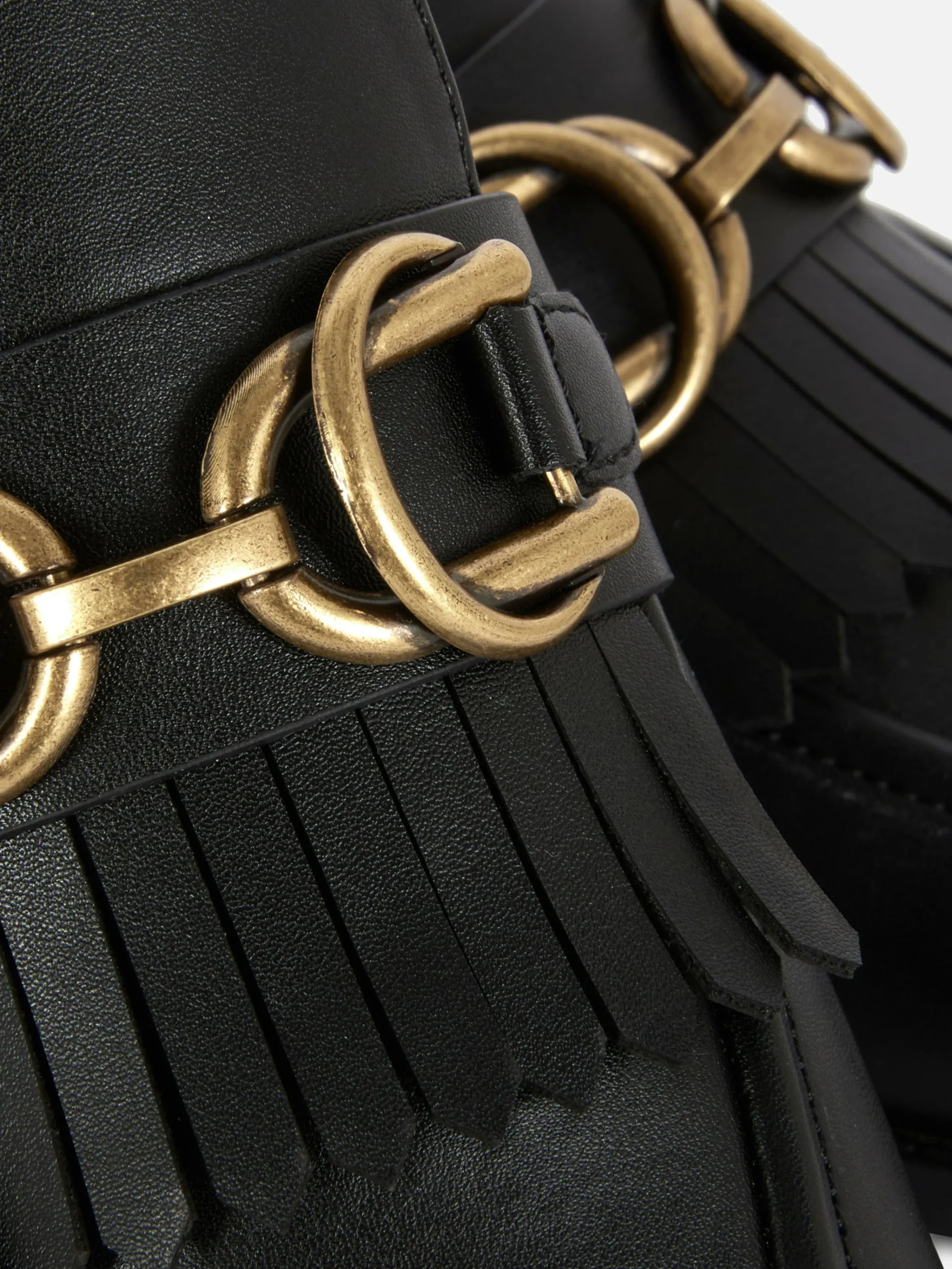 Online Loafer Mit Fransen Und Schnalle Damen Flache Schuhe