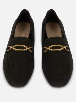 Loafer Mit Kettendetail In Weiter Passform Damen Flache Schuhe