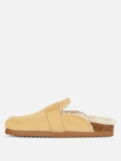 Online Loafer Mit Kunstfellfutter Damen Hausschuhe|Hausschuhe