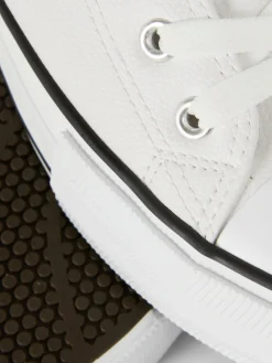 Outlet Low-Top Sneakers Aus Kunstleder Mit Plateausohle Damen Sneakers