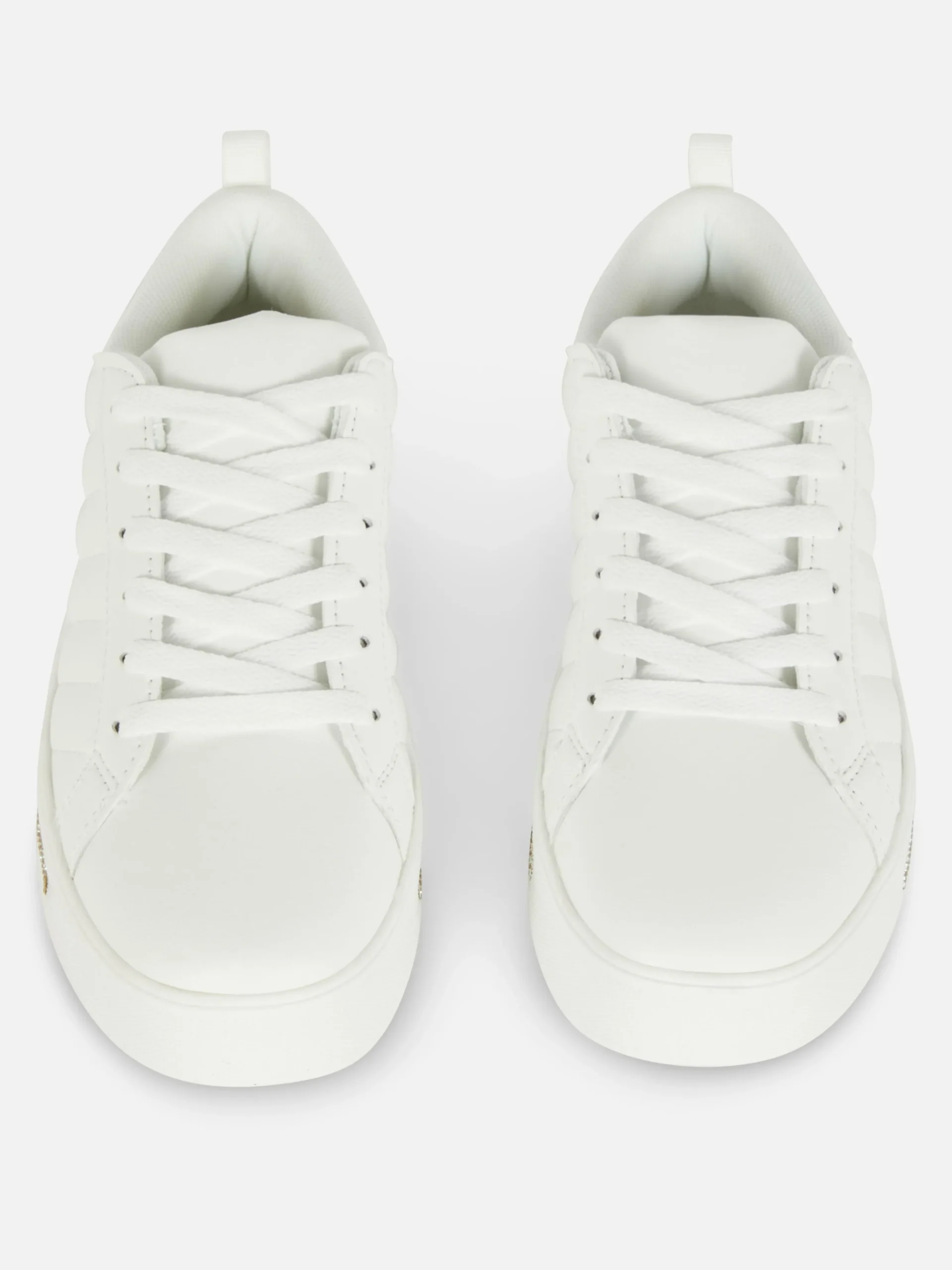 Outlet Low-Top-Sneaker Mit Strasssteinen-Detail Damen Sneakers