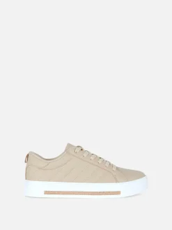New Low-Top-Sneaker Mit Strasssteinen-Detail Damen Sneakers