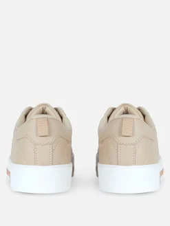 New Low-Top-Sneaker Mit Strasssteinen-Detail Damen Sneakers