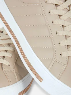 New Low-Top-Sneaker Mit Strasssteinen-Detail Damen Sneakers