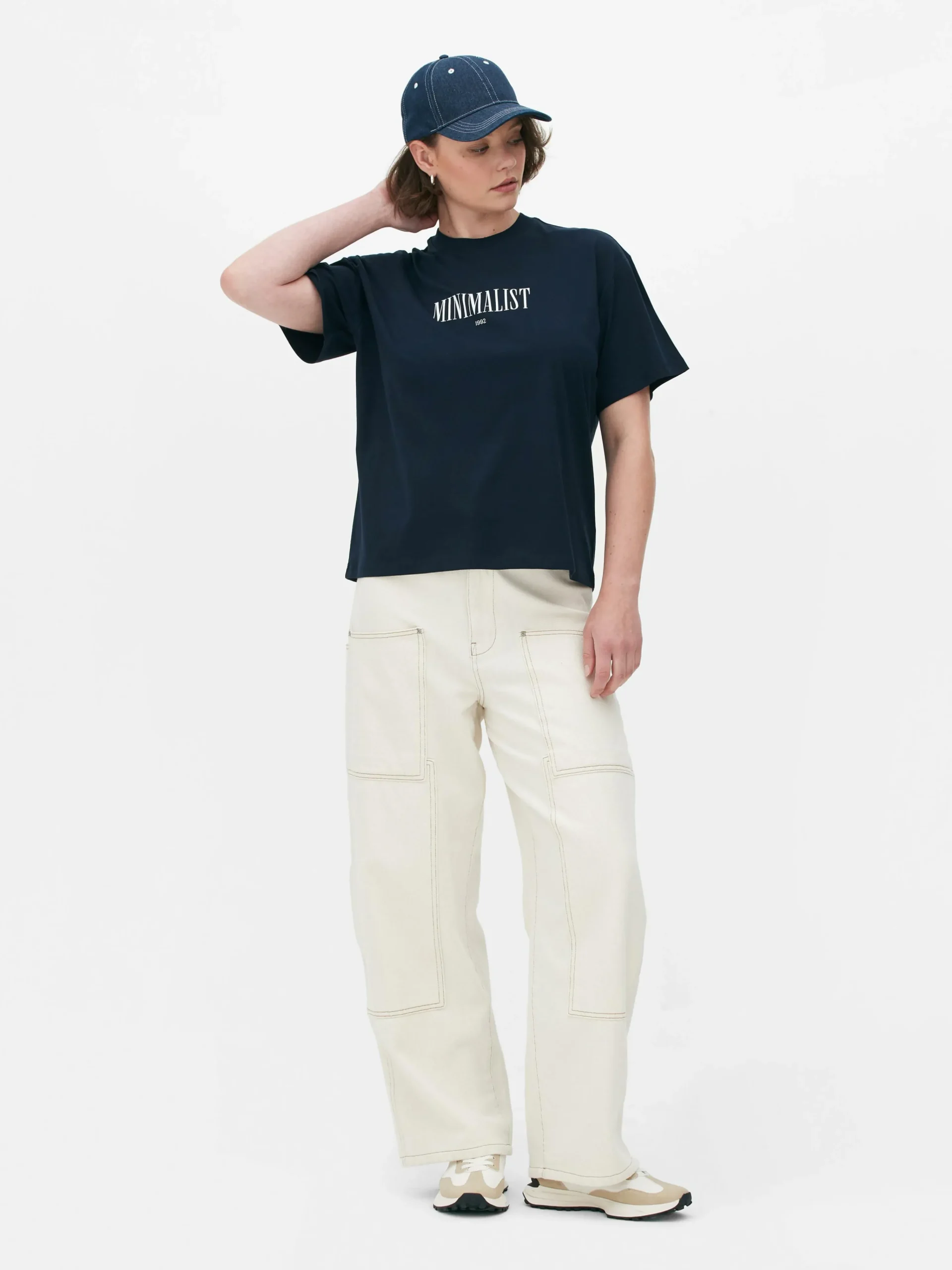 New Lässig Geschnittenes Grafik-Hemd Damen Tops Und T-Shirts
