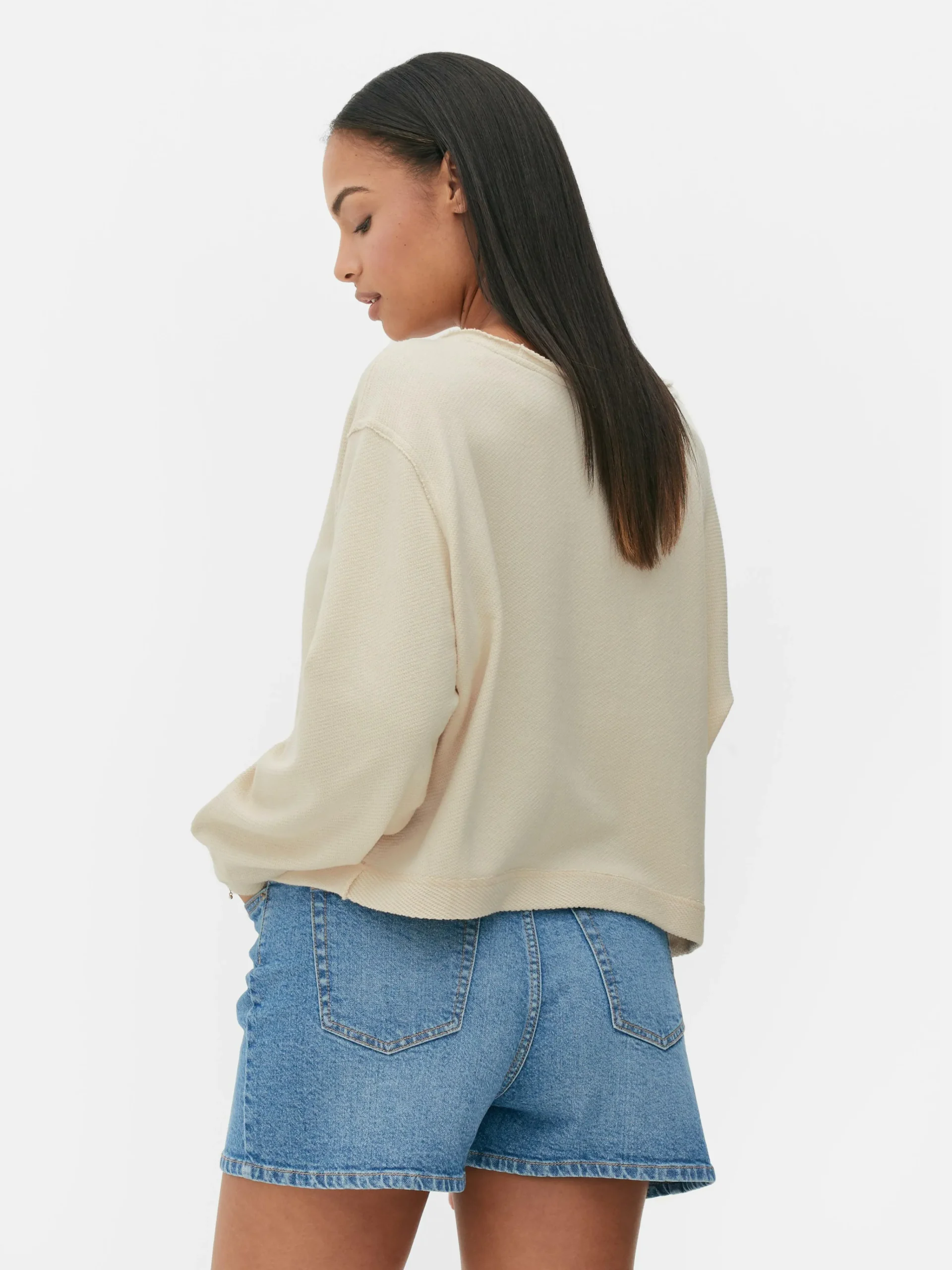 Lässiges, Kurzes Sweatshirt Damen Hoodies Und Sweatshirts