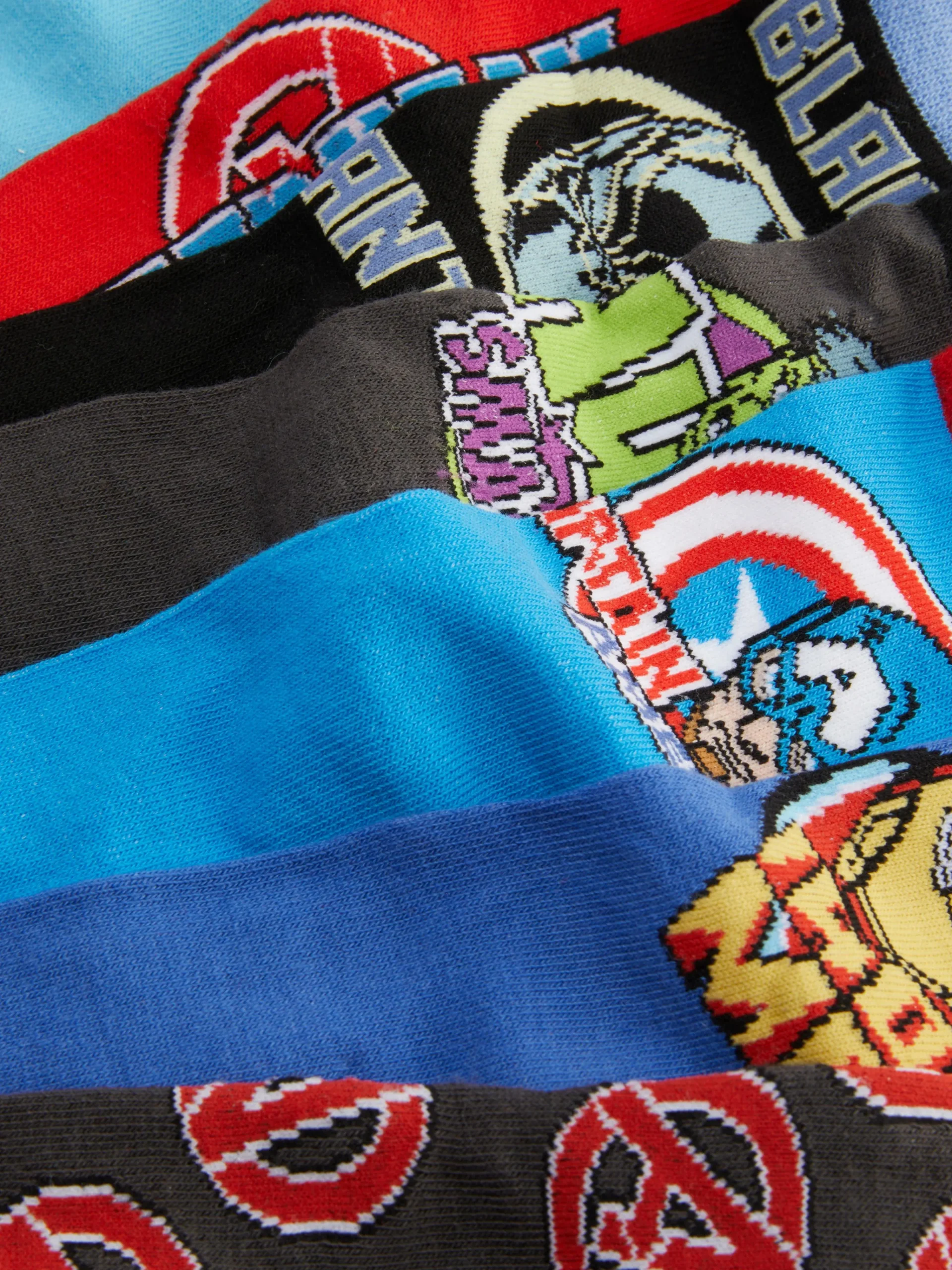 New „Marvel Avengers“-Socken, 7er-Pack Kinder Socken