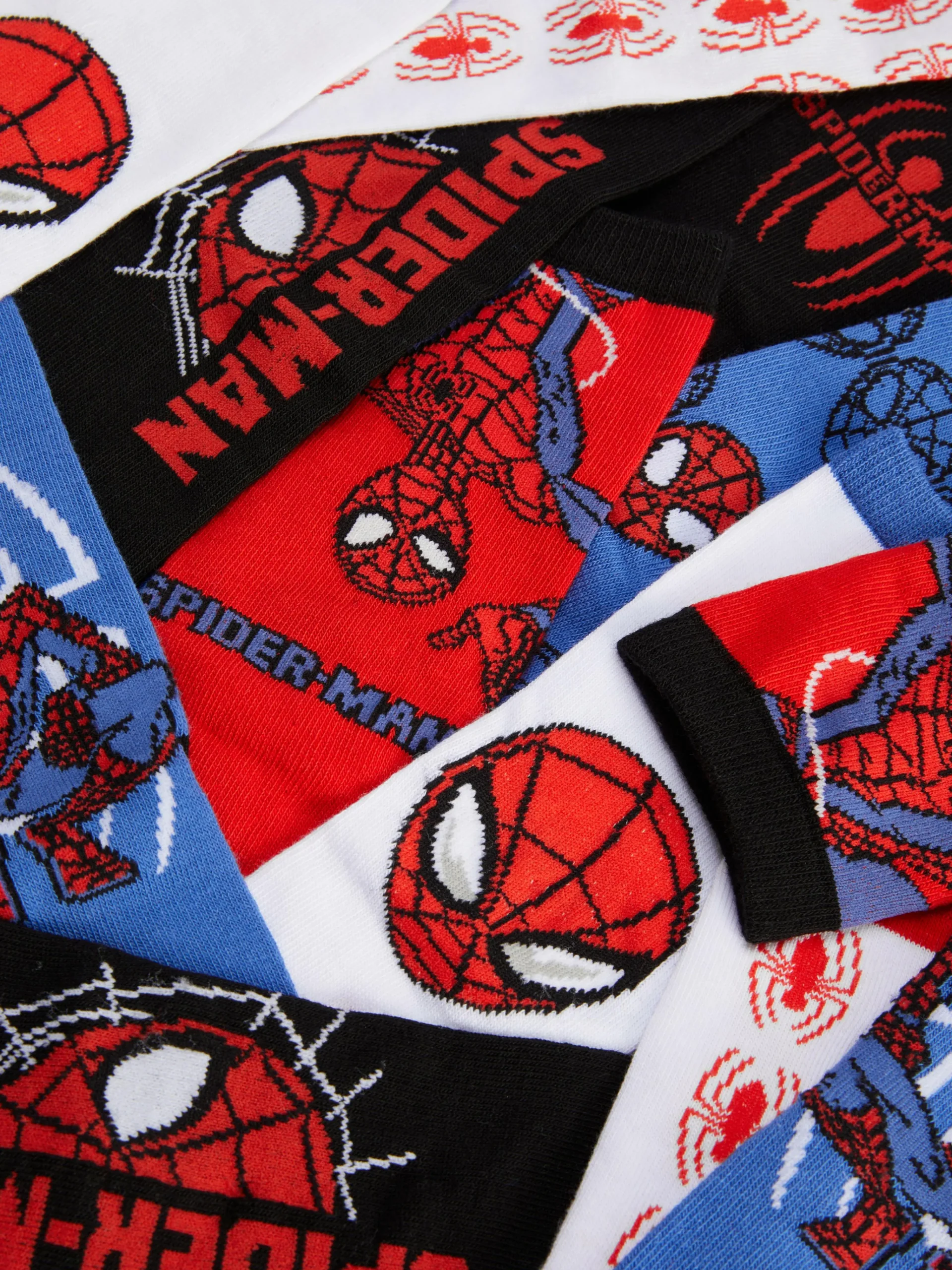 Hot „Marvel Spider-Man“ Söckchen, 7er-Pack Kinder Socken