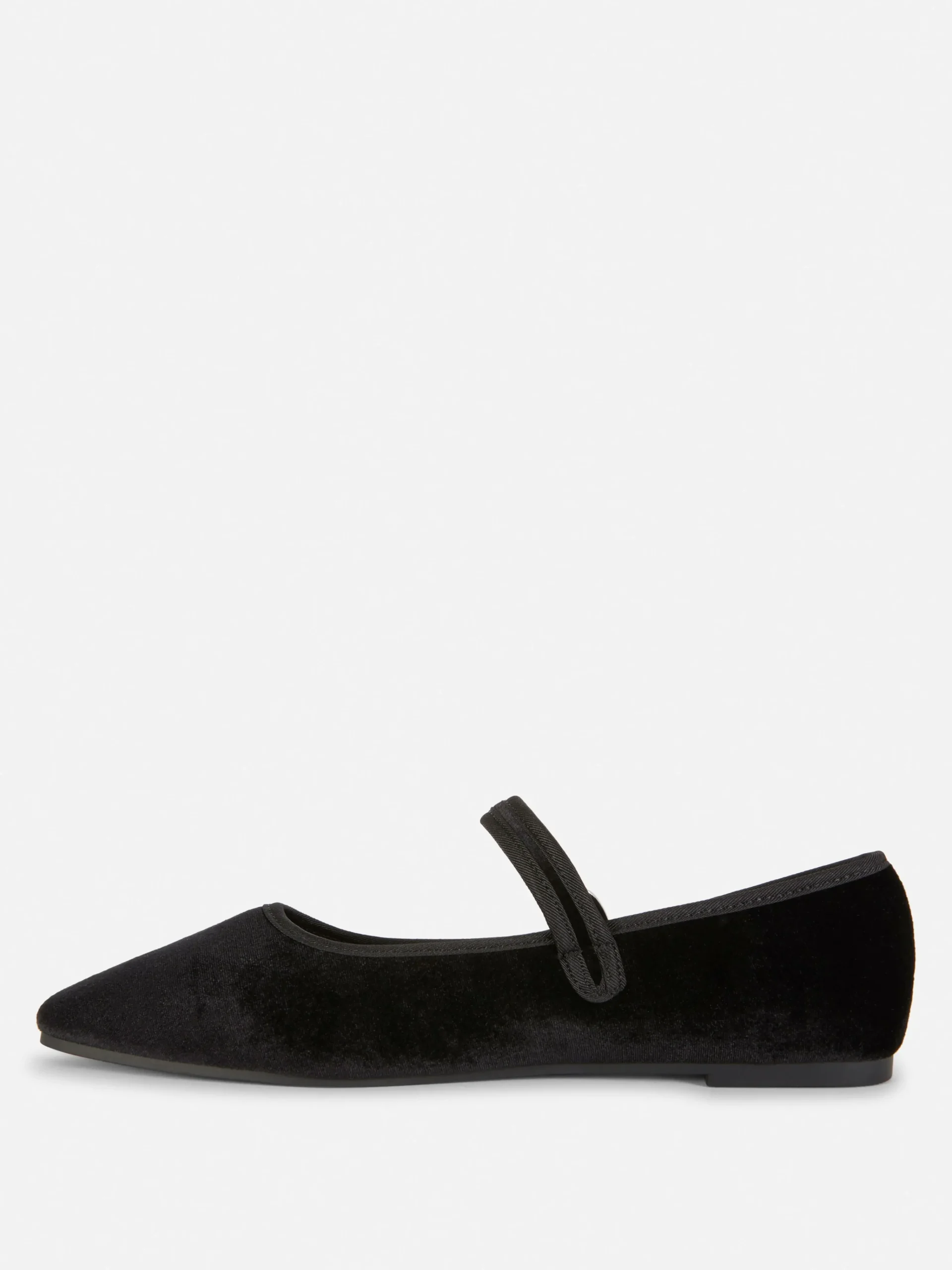 Mary Jane Ballerinas Aus Samt Damen Flache Schuhe