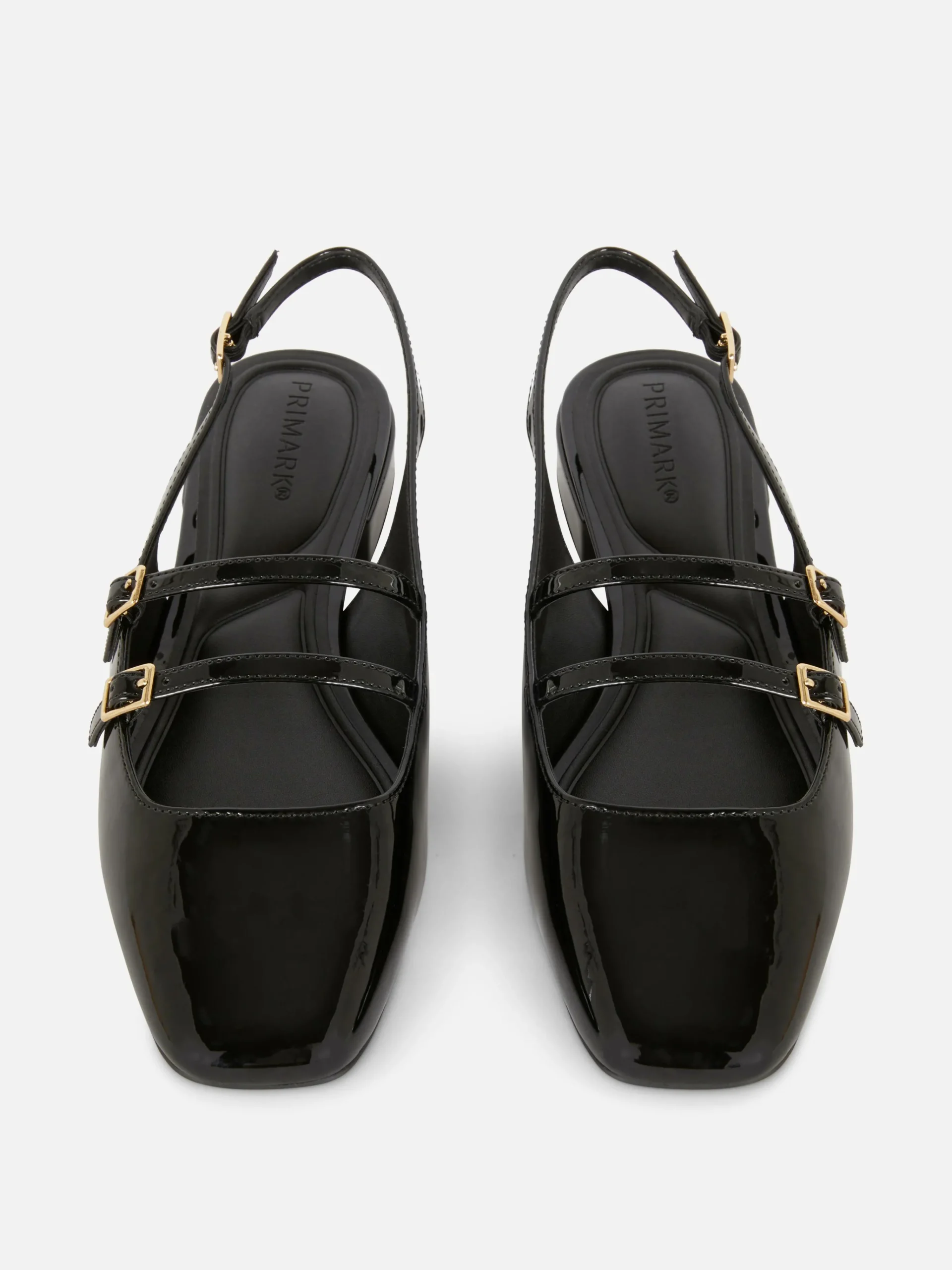 Hot Mary Janes Mit Slingback Und Doppeltem Riemchen Damen Gothic-Kleidung|Flache Schuhe