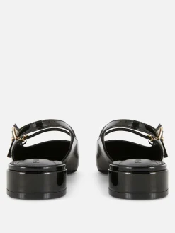 Hot Mary Janes Mit Slingback Und Doppeltem Riemchen Damen Gothic-Kleidung|Flache Schuhe