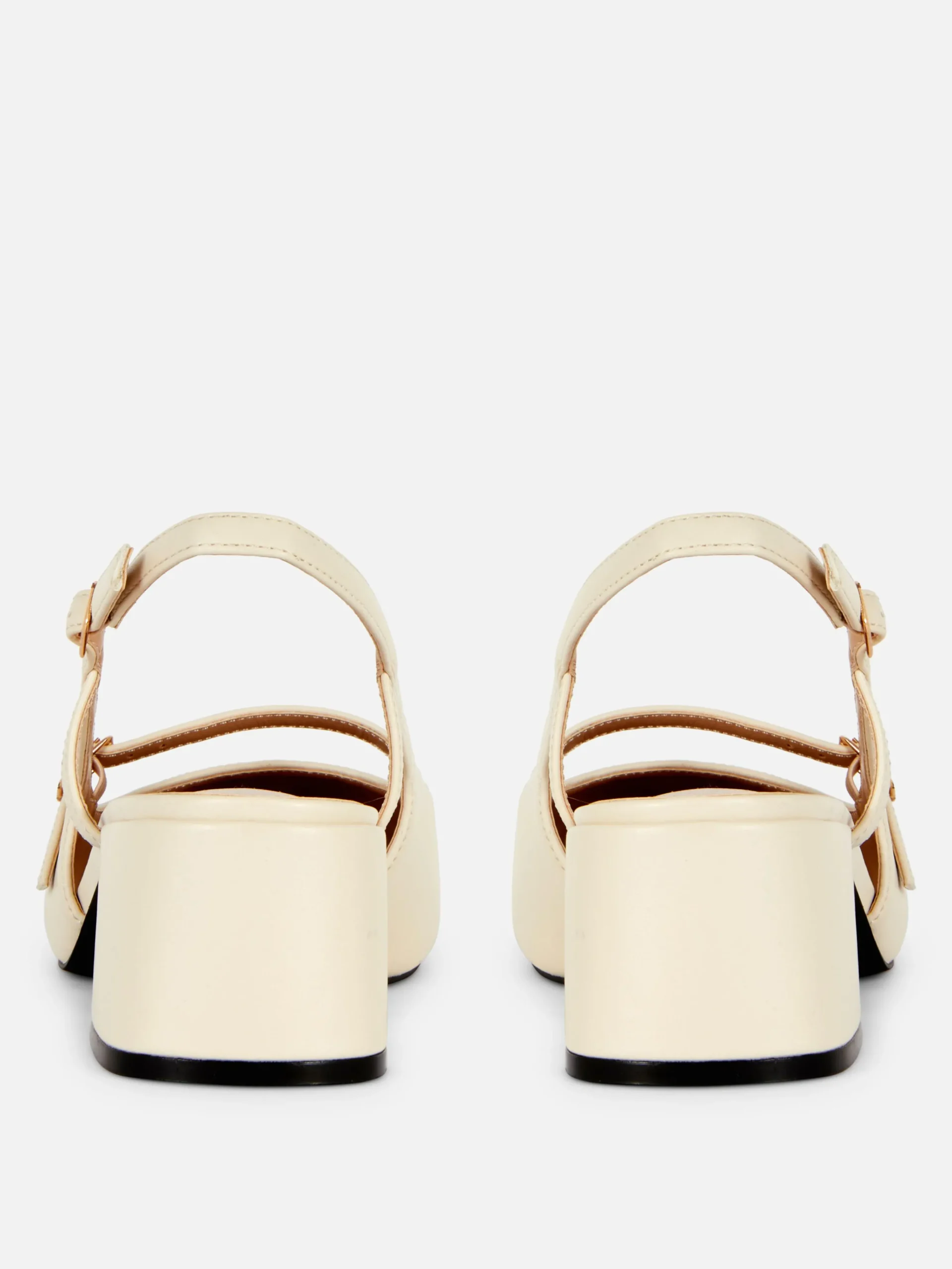 New Mary-Jane-Slingbacks Mit Blockabsatz Damen Heels