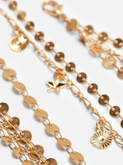 Sale Mehrlagige Bauchkette Mit Anhängern Damen Schmuck