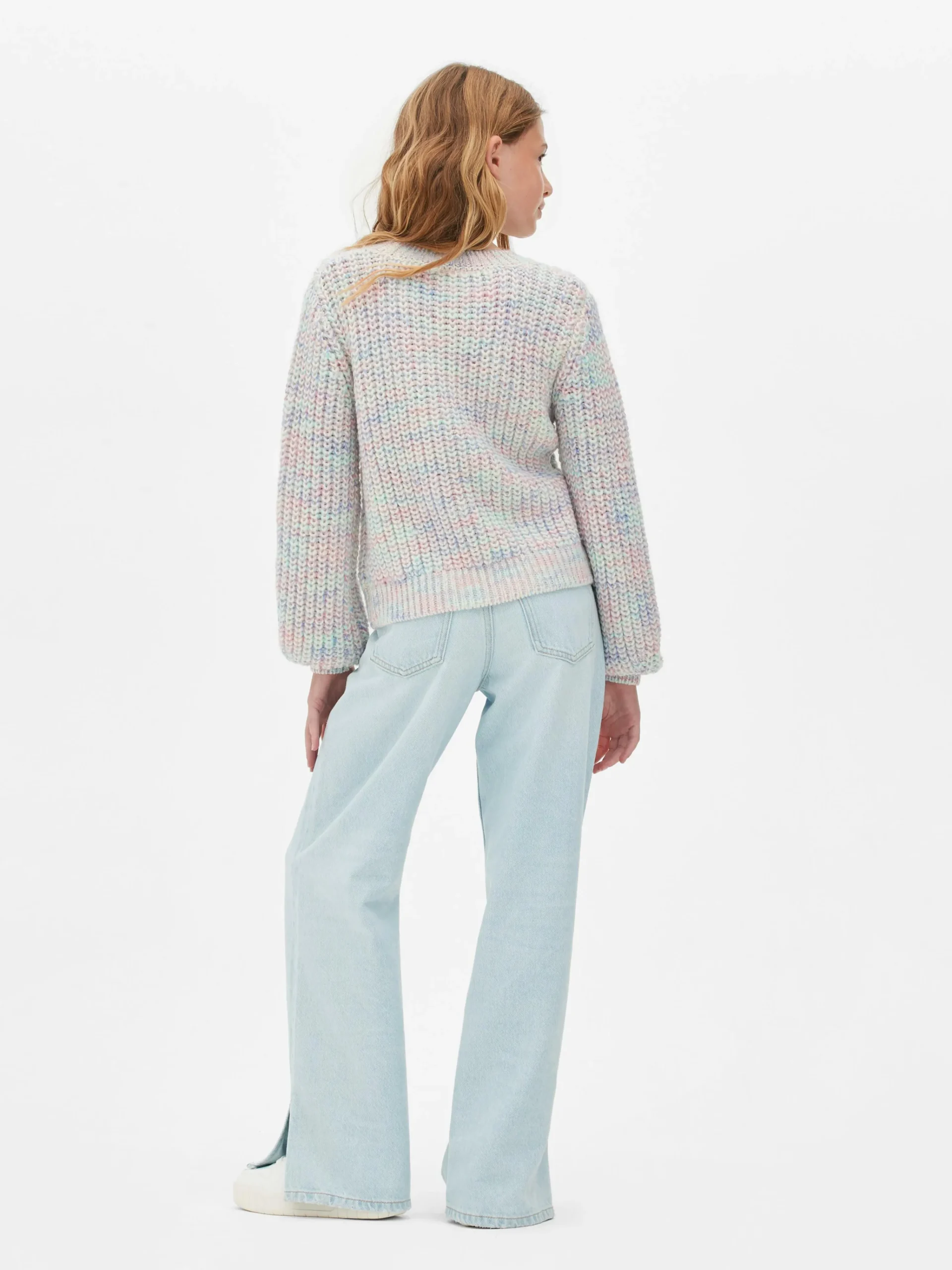 Hot Melierter Strickpullover Kinder Pullover Und Cardigans