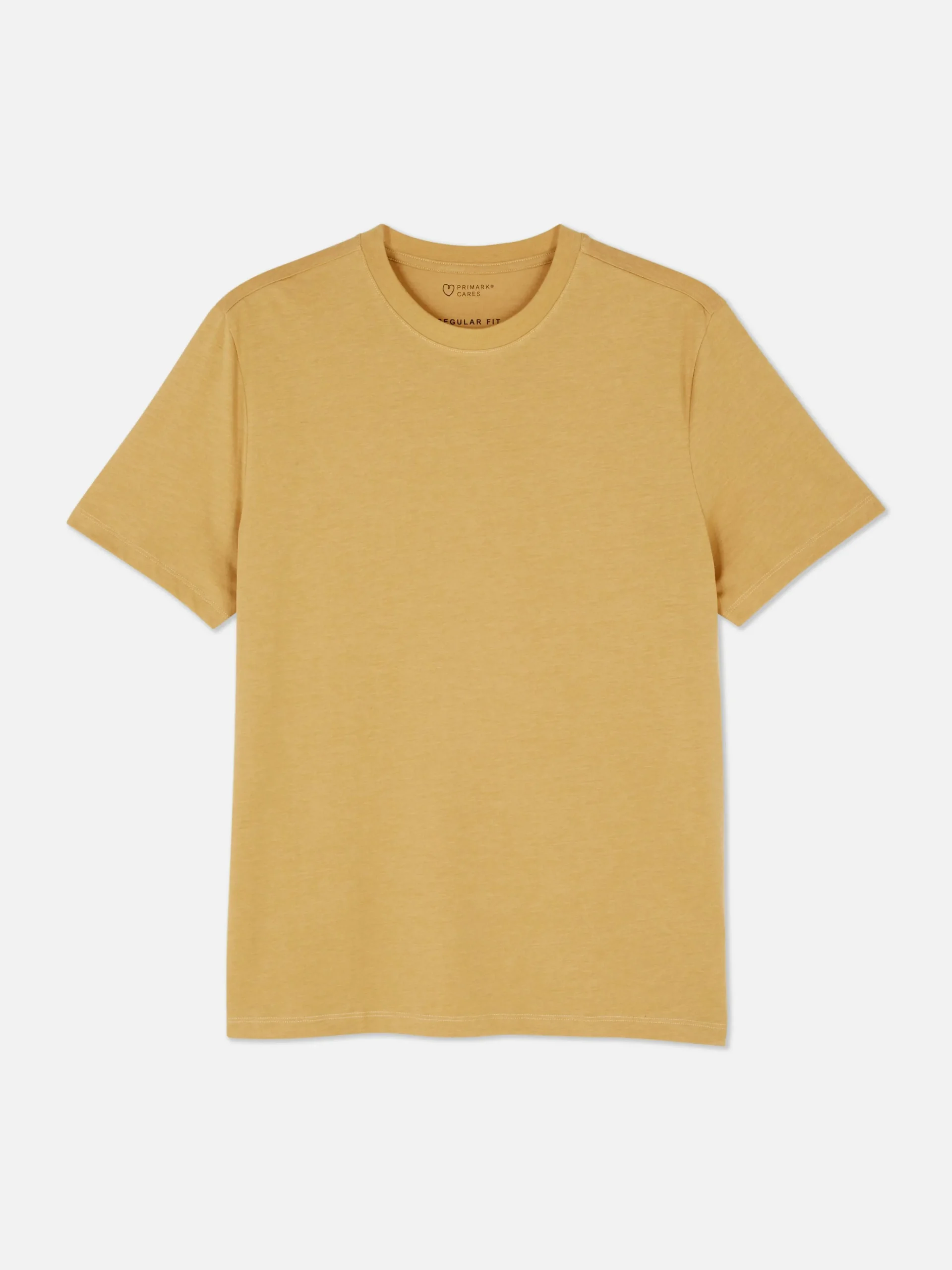 Meliertes Regular-Fit T-Shirt Herren Tops Und T-Shirts