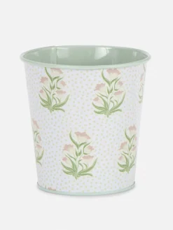 Discount Metall-Blumentopf Mit Print Blumentöpfe Und -Ständer