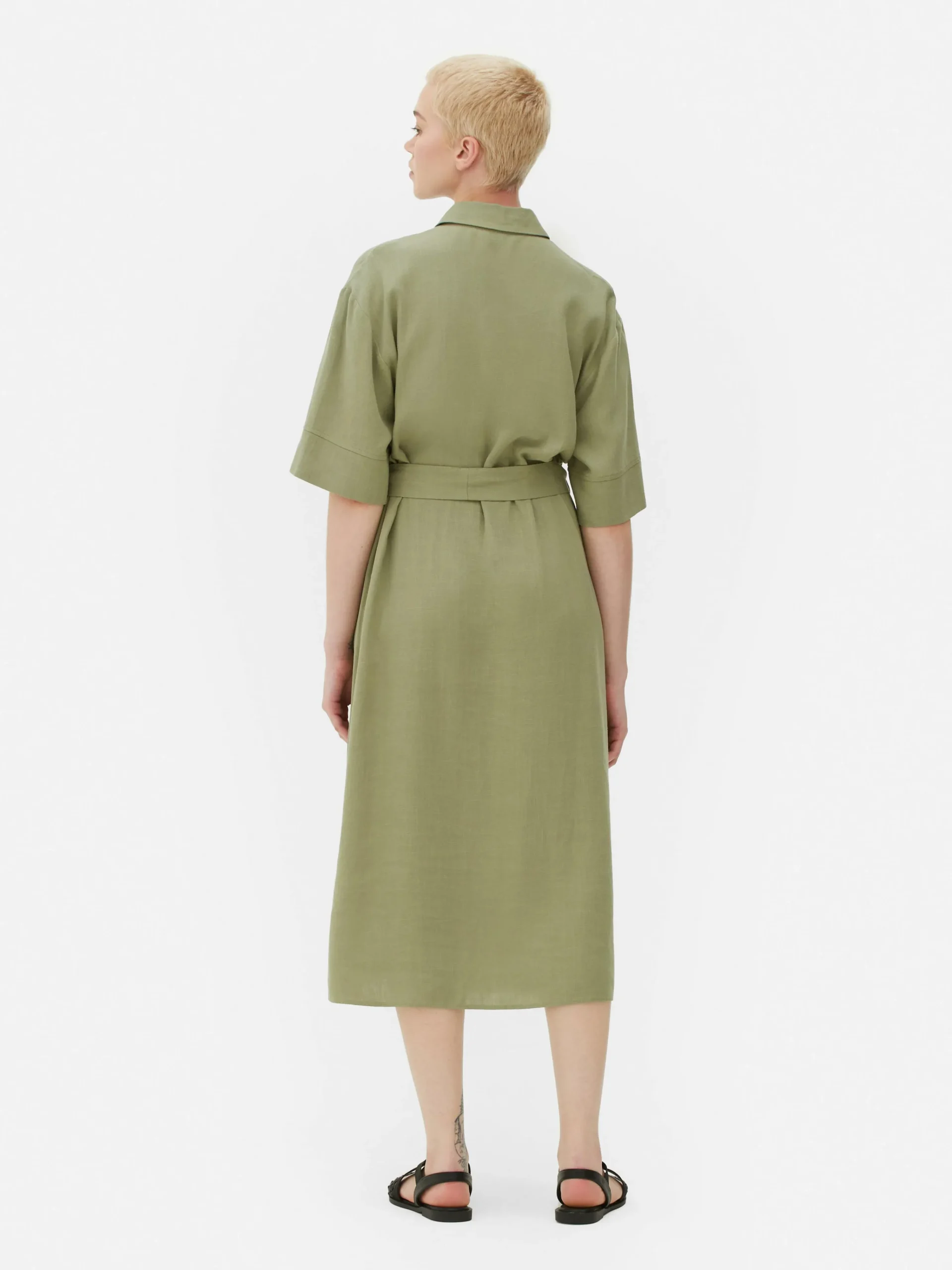 Online Midi-Blusenkleid Damen Kleider