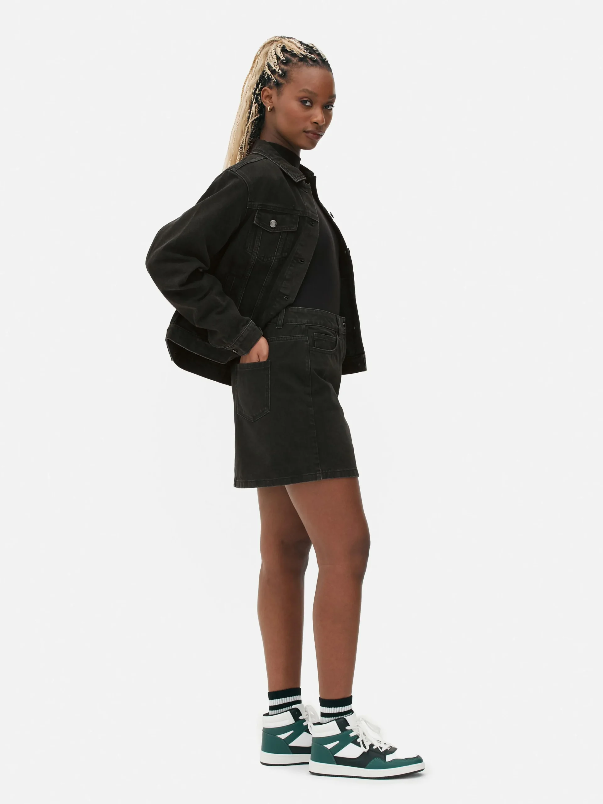 Clearance Minirock Aus Denim Damen Röcke|Denim