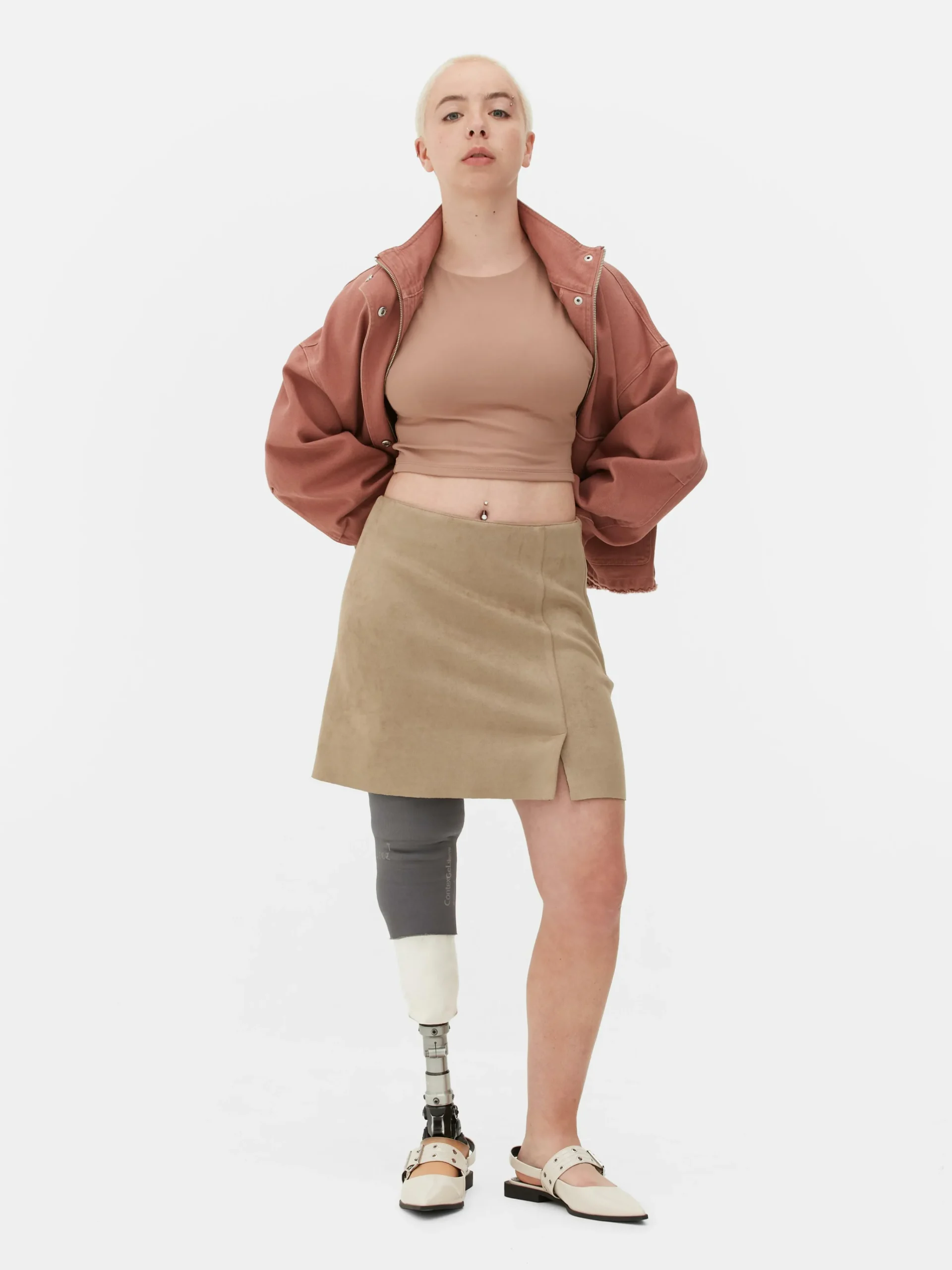 Best Minirock Aus Wildlederimitat Damen Röcke