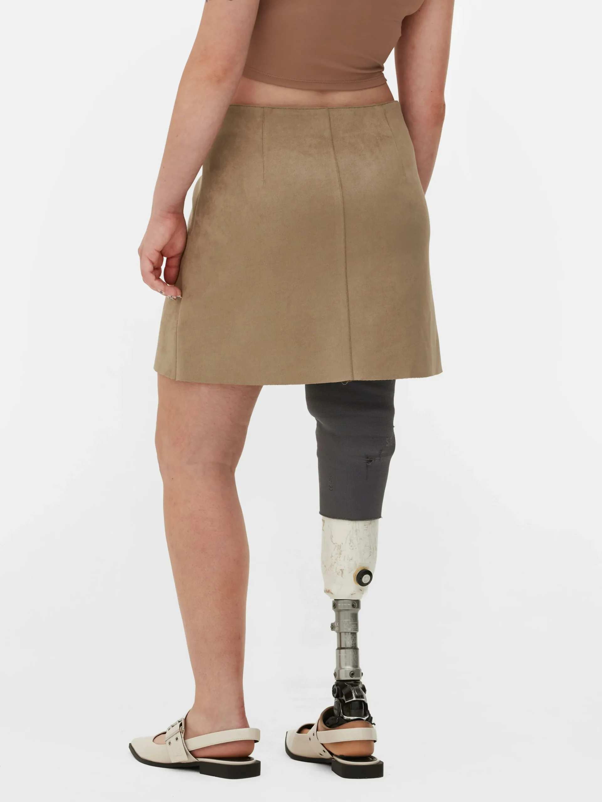 Best Minirock Aus Wildlederimitat Damen Röcke