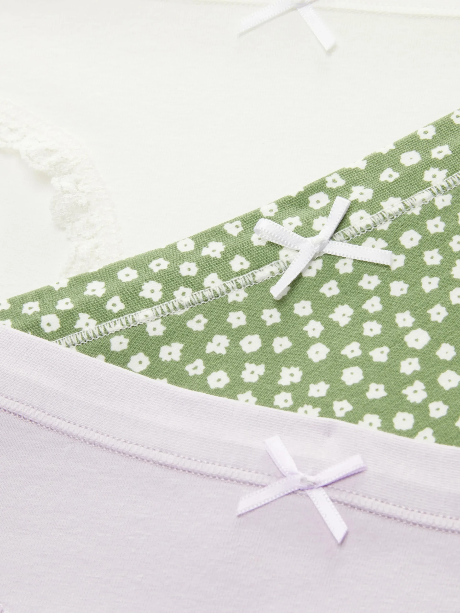 Hot Minislips Mit Spitzenbesatz, 3er-Pack Damen Slips