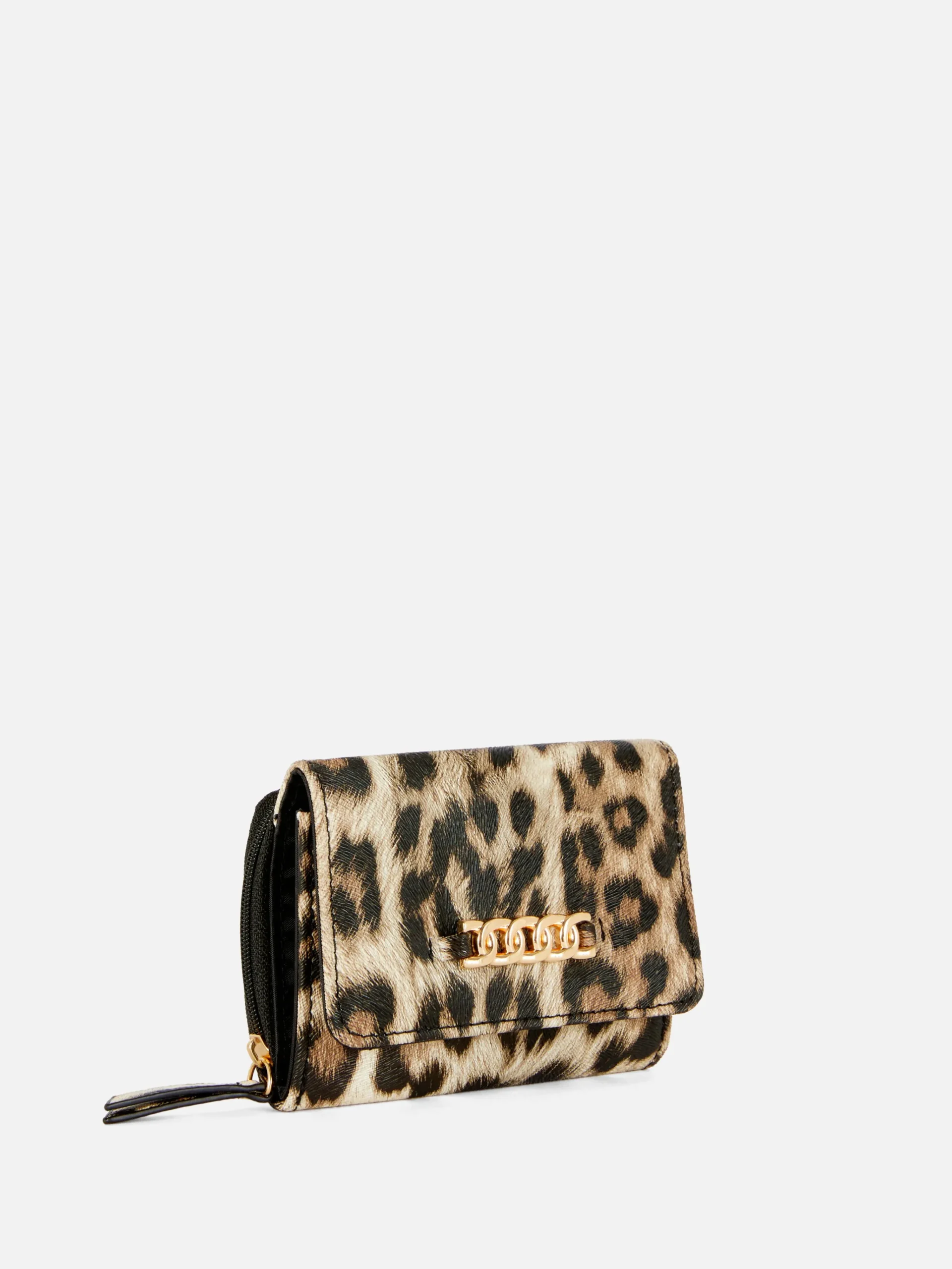 Mittelgroßes Portemonnaie Mit Kettendetail Damen Taschen Und Portemonnaies