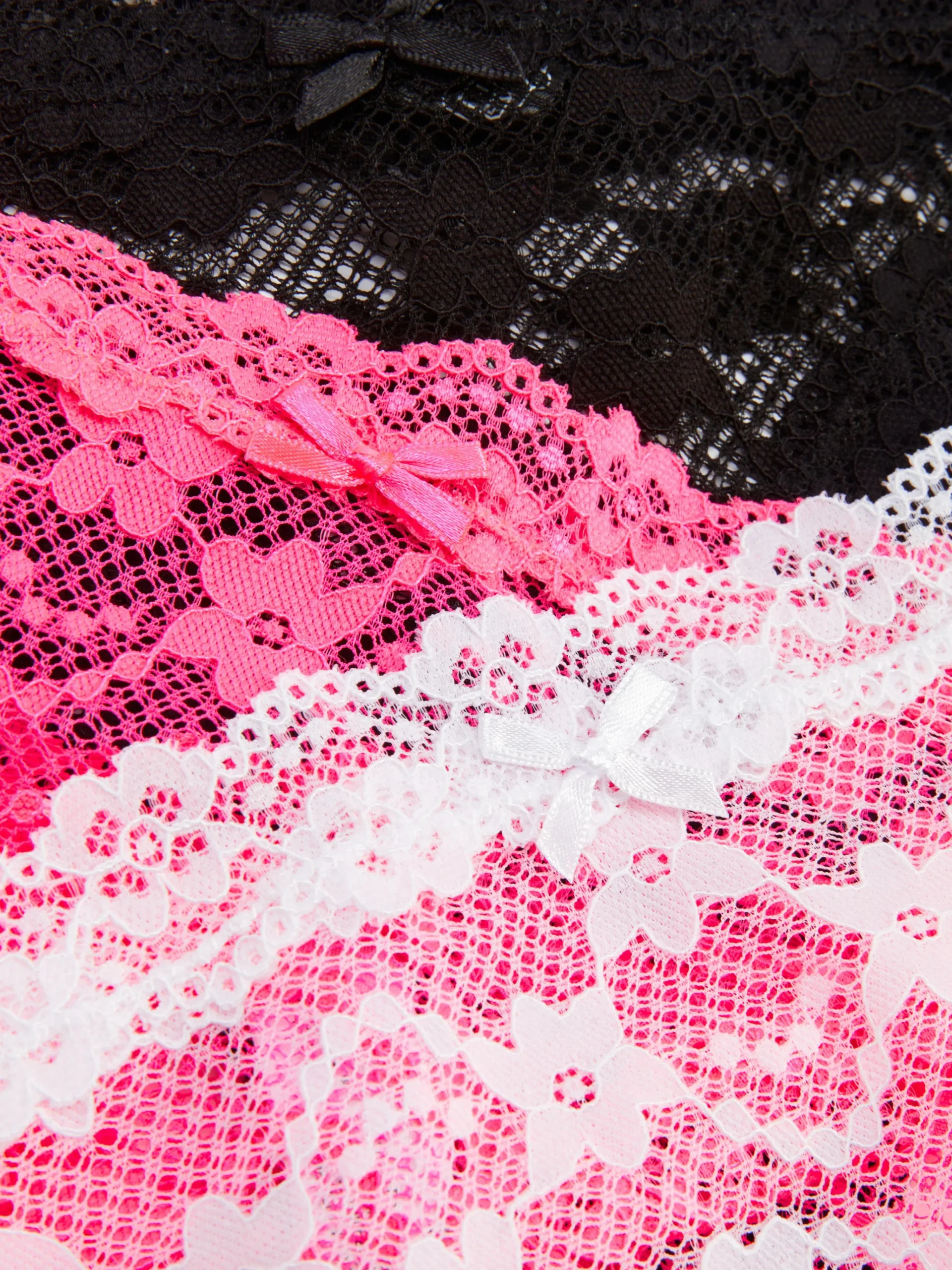 New Modische Hipster-Slips Mit Spitzenbesatz, 3er-Pack Damen Slips