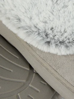 Online Mokassin-Hausschuhe Mit Kunstpelzfutter Damen Hausschuhe