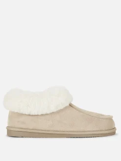 Hot Mokassin-Hausschuhe Mit Kunstpelzfutter Damen Hausschuhe|Hausschuhe