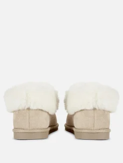 Hot Mokassin-Hausschuhe Mit Kunstpelzfutter Damen Hausschuhe|Hausschuhe