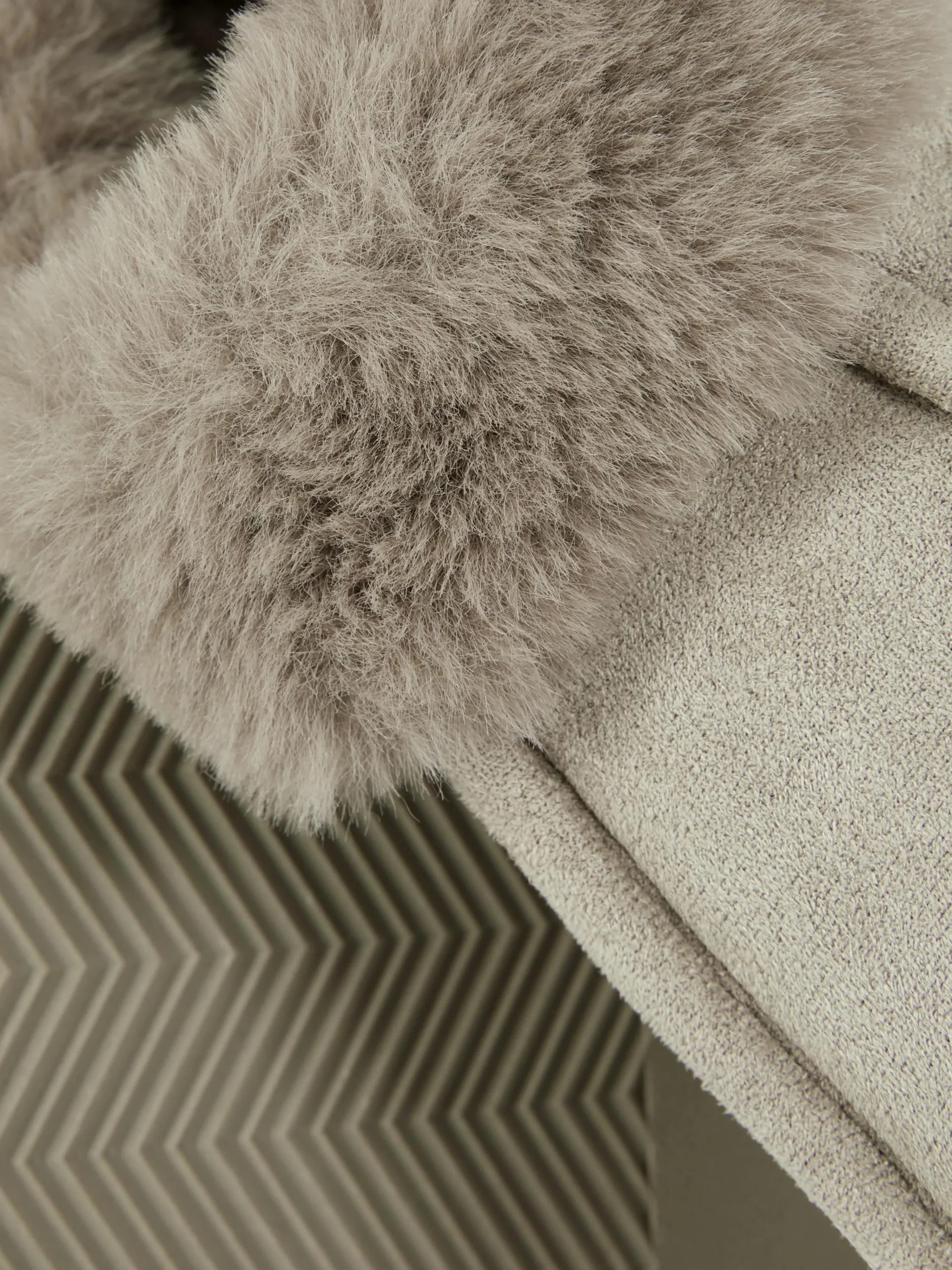 Sale Mokassin-Hausschuhe Mit Kunstpelzfutter Damen Hausschuhe