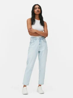 New Mom-Jeans Aus Denim Damen Denim|Jeans