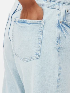 New Mom-Jeans Aus Denim Damen Denim|Jeans