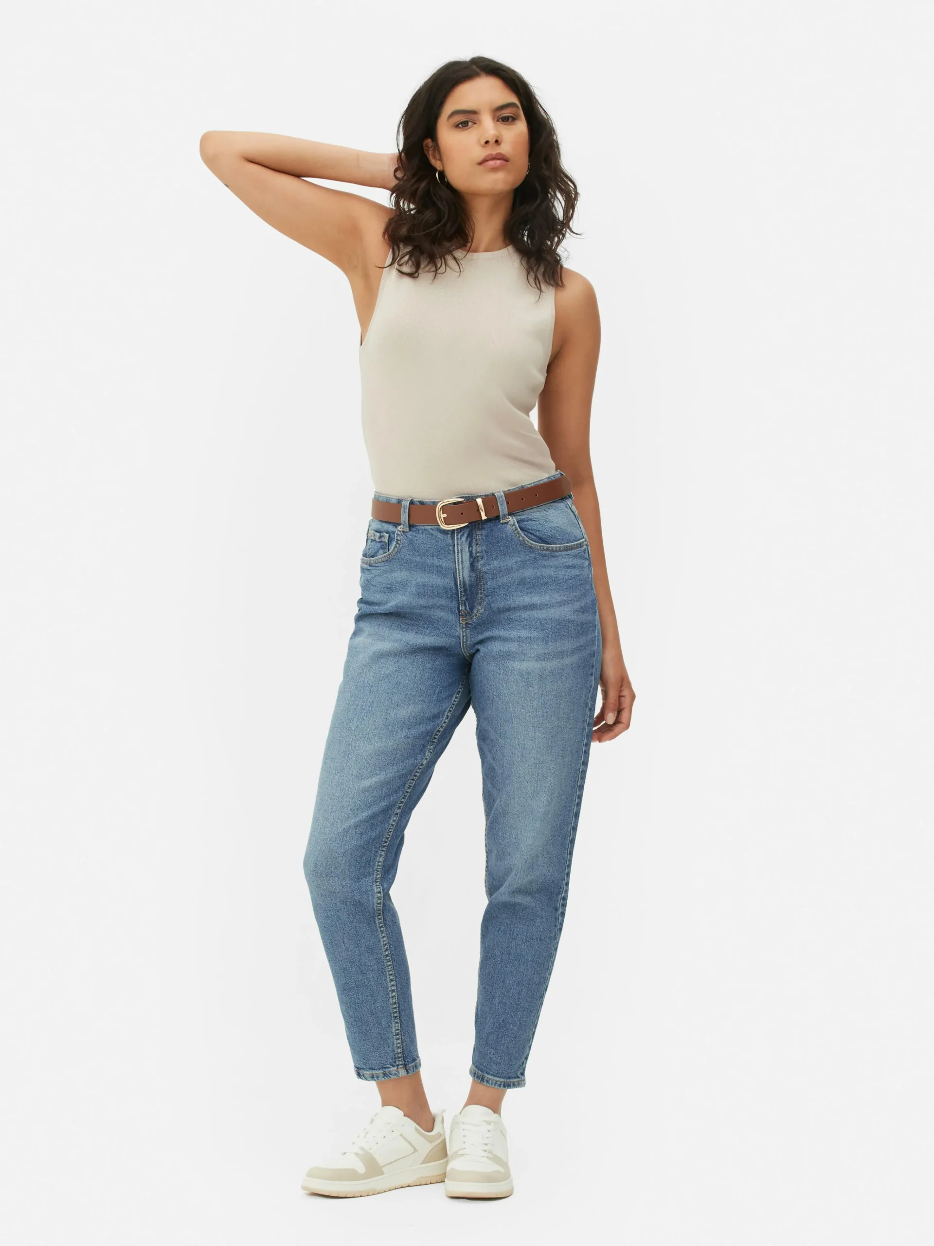 Clearance Mom-Jeans Aus Denim Damen Denim|Jeans