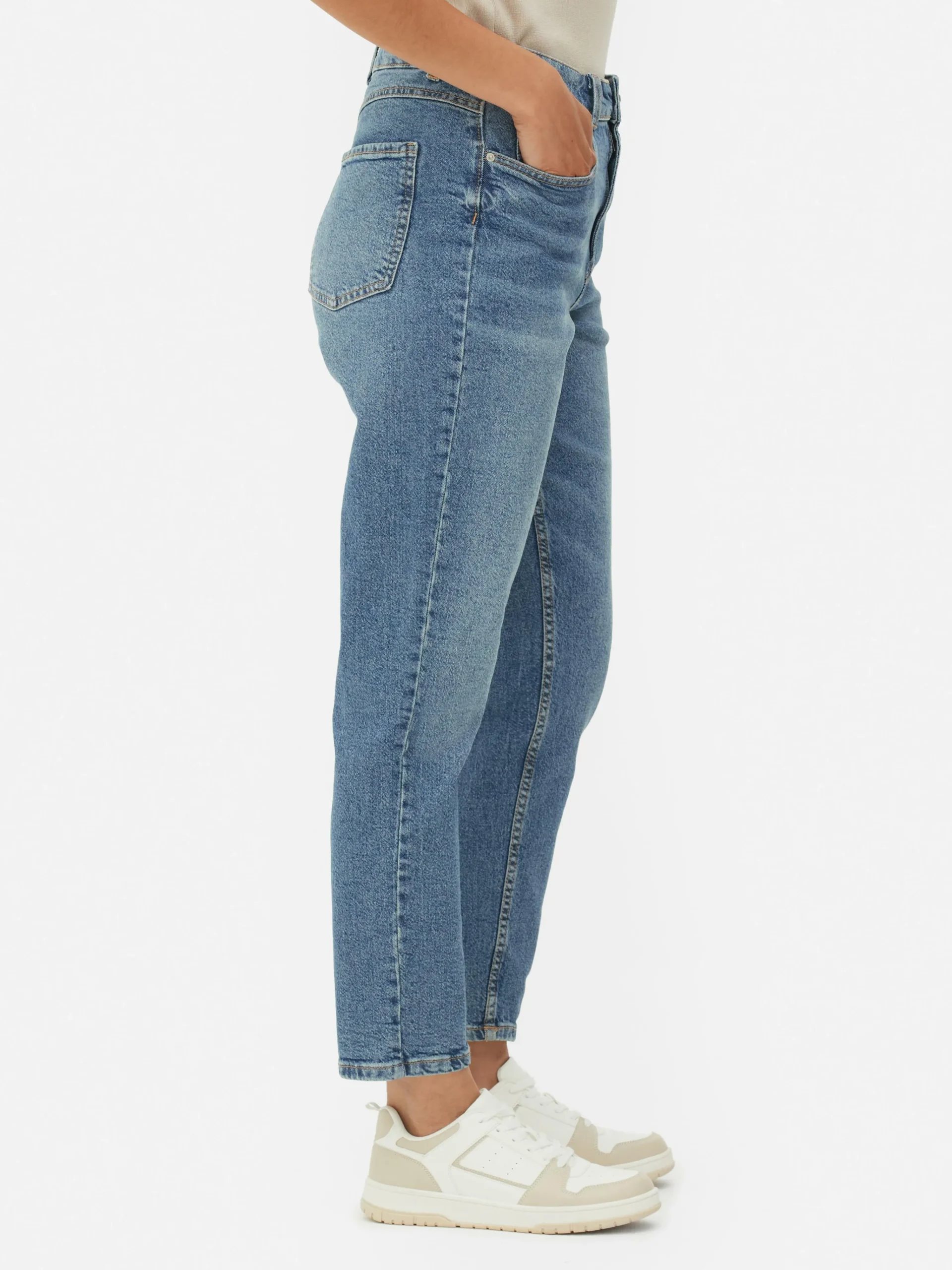 Clearance Mom-Jeans Aus Denim Damen Denim|Jeans