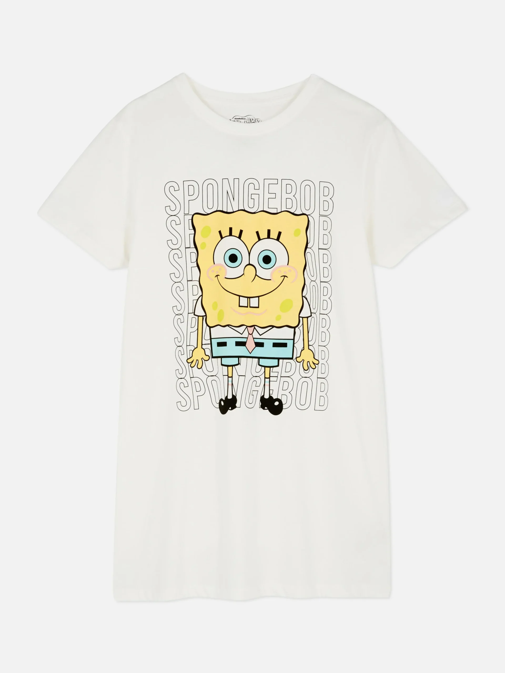 New Nachthemd Mit „SpongeBob“ Grafik Damen Schlafshirts Und Nachthemden
