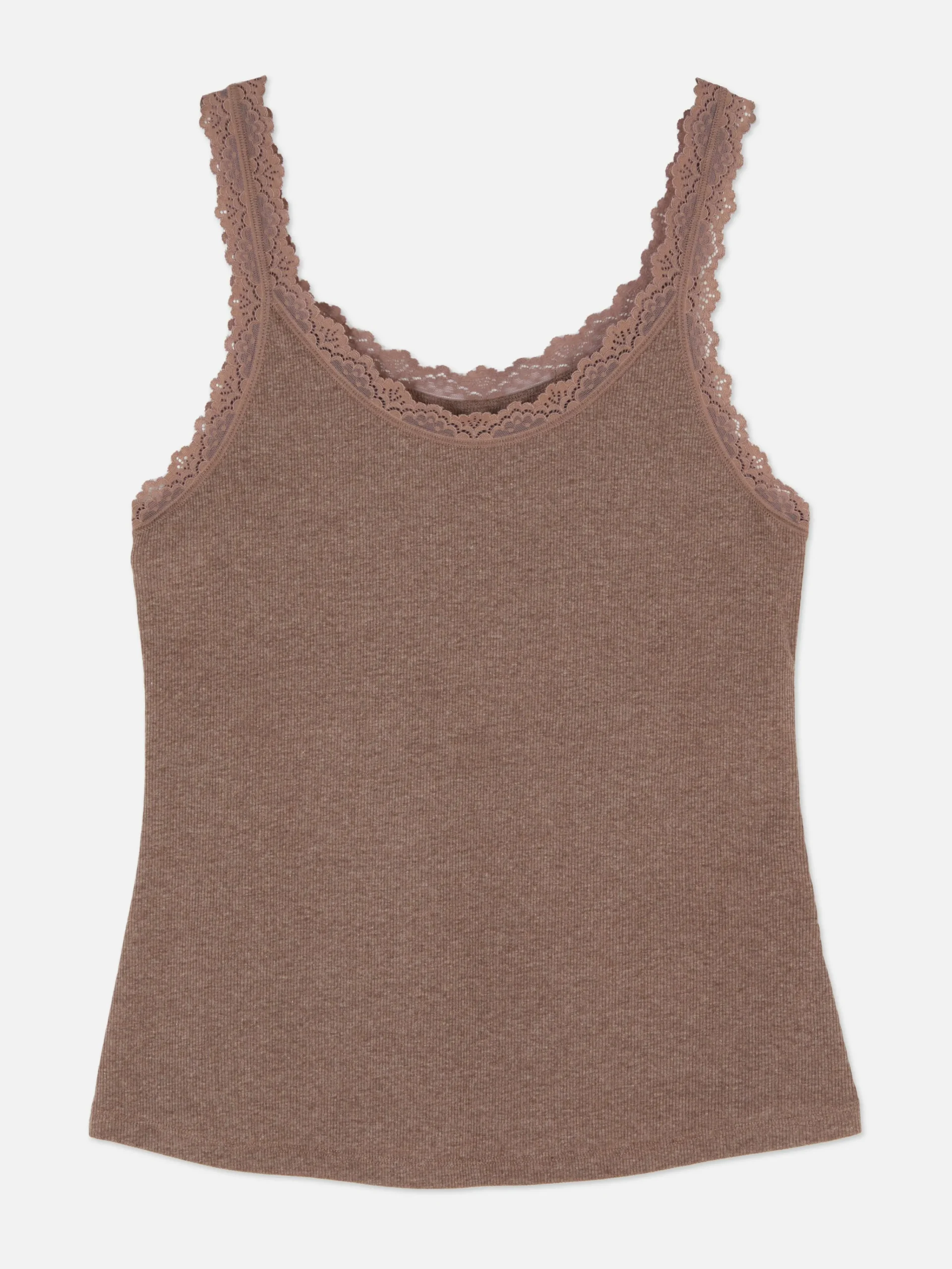 Nachtwäschetop Mit Spitzenbesatz Damen Schlafanzugoberteile