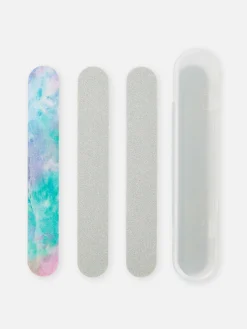 Nagelfeilen Und Etui Im Set, 4er-Pack Nagelbehandlungen