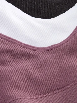 Sale Nahtlose, Kurze Trägerbustiers, 3er-Pack Damen Bhs