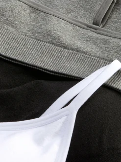 Online Nahtlose, Kurze Trägerbustiers, 3er-Pack Damen Bhs