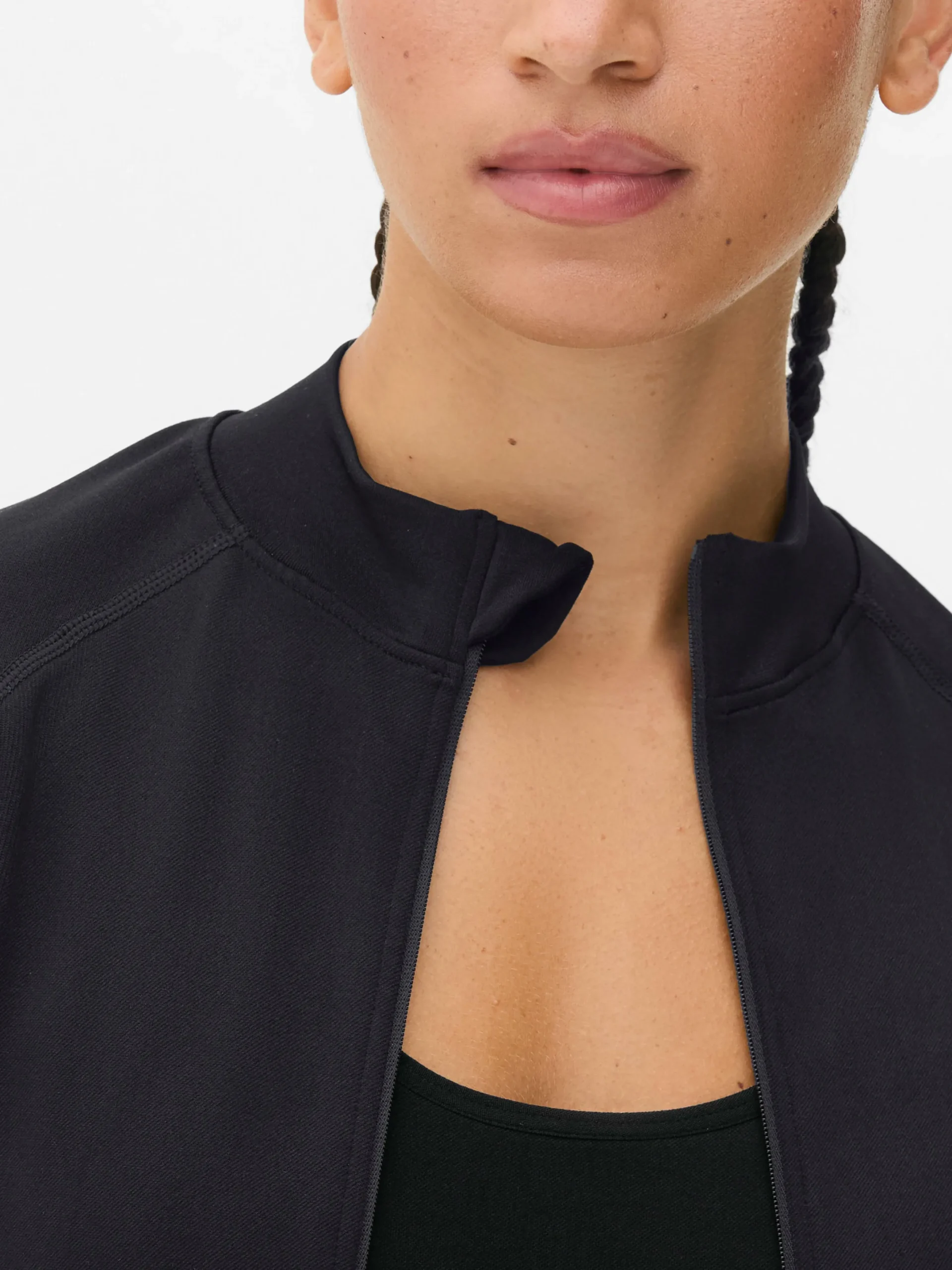 Discount Nahtlose Performance-Jacke Mit Reißverschluss Damen Fitnesskleidung Und Activewear
